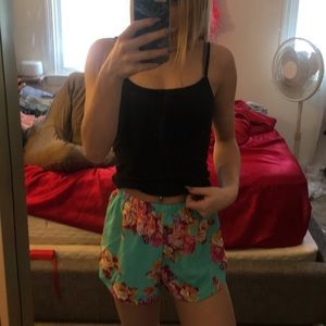 flowey flower shorts